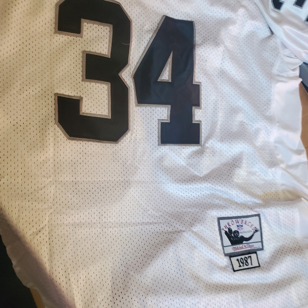 FINAL PRICE White and Black Throwback Jersey